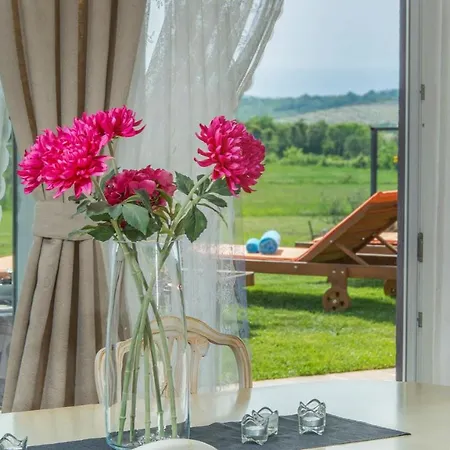 Modern Di Rovigno With Pool, Hot Tub And Sea View * Rovinjsko Selo